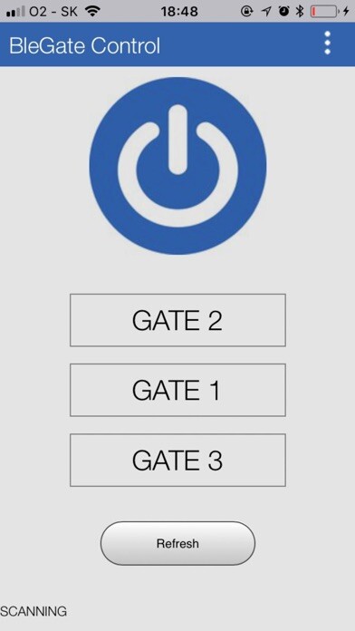 Emulate iPhone app BleGate Control using MyAndroid Emulate iPhone app BleGate Control using MyAndroid