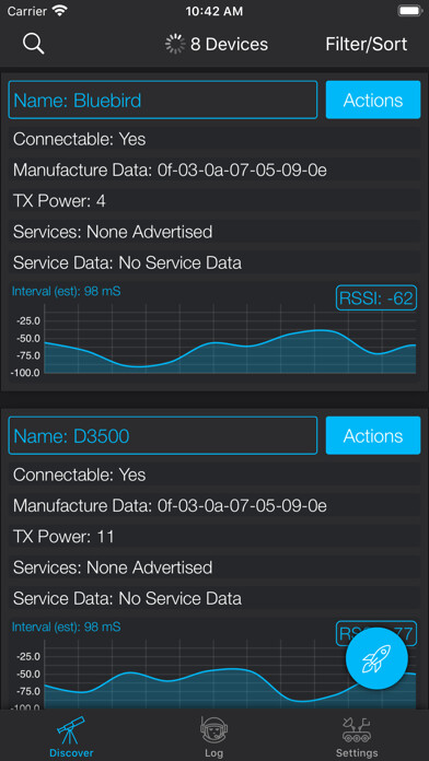 Emulate iPhone app BLE Hero using MyAndroid