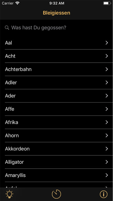 Emulate iPhone app Bleigiessen-Lexikon using MyAndroid Emulate iPhone app Bleigiessen-Lexikon using MyAndroid