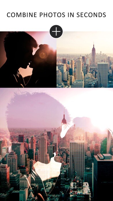 Emulate iPhone app Blend Editor - Double Exposure using MyAndroid