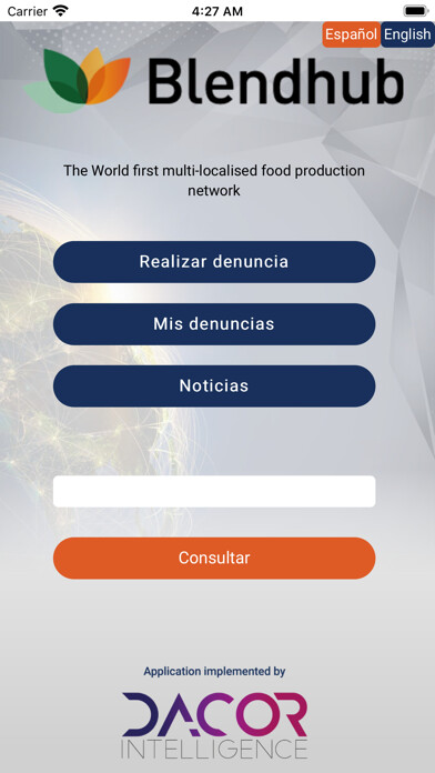 Emulate iPhone app Blendhub Ethics Line using MyAndroid