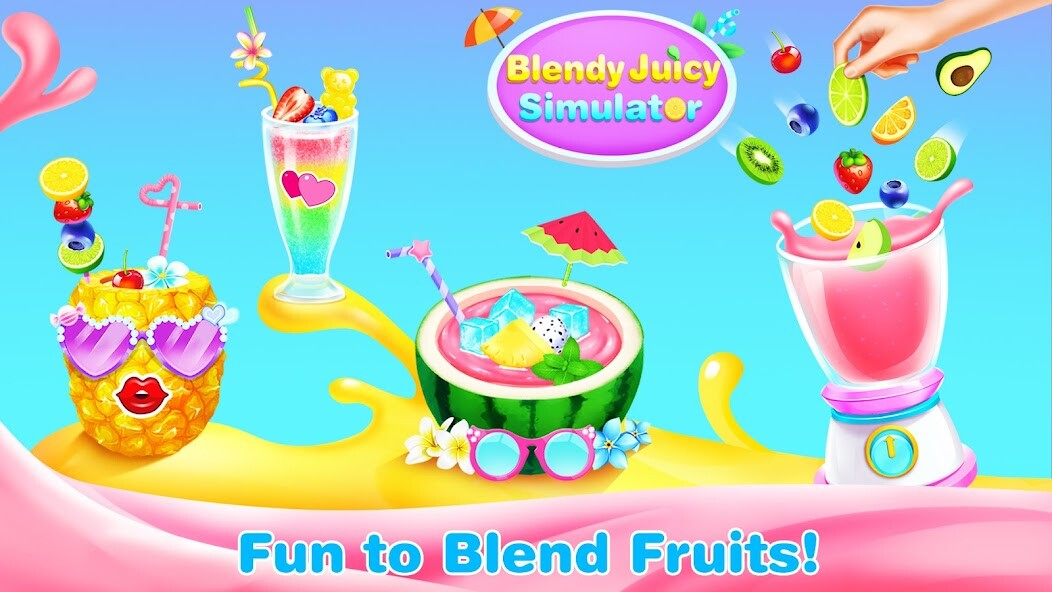 Run android online APK Blendy Juicy Simulation - Kids Summer Drinks from MyAndroid or emulate Blendy Juicy Simulation - Kids Summer Drinks using MyAndroid