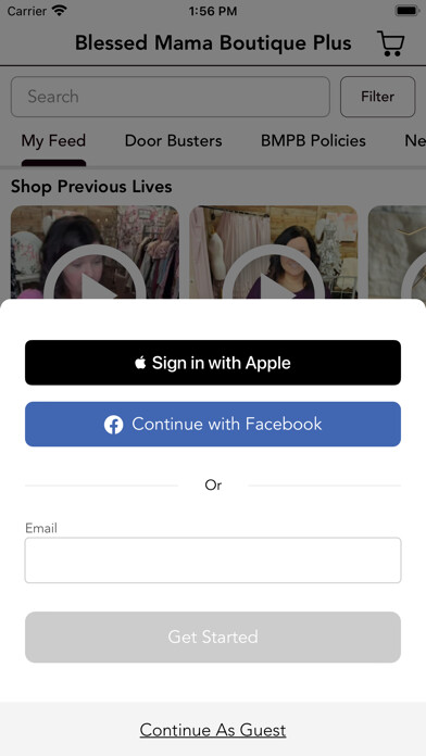 Emulate iPhone app Blessed Mama Boutique Plus using MyAndroid Emulate iPhone app Blessed Mama Boutique Plus using MyAndroid