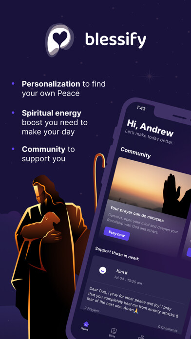 Run android online APK Blessify from MyAndroid or emulate Blessify using MyAndroid