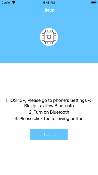 Emulate iPhone app BleUp using MyAndroid