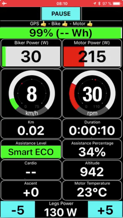 Emulate iPhone app BLEvo - For Smart Turbo Levo using MyAndroid Emulate iPhone app BLEvo - For Smart Turbo Levo using MyAndroid