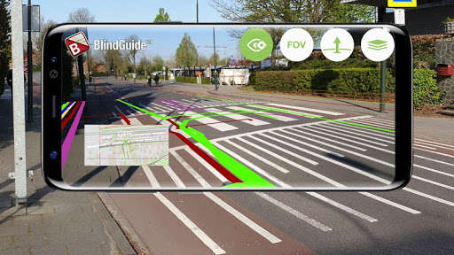 Emulate Android APK BlindGuide Maps