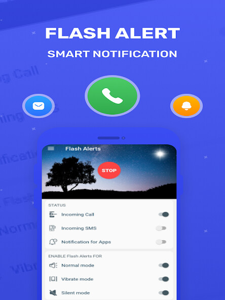 Run android online APK Blink Flash Alert from MyAndroid or emulate Blink Flash Alert using MyAndroid