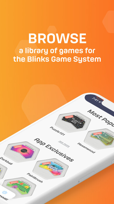 Emulate iPhone app Blinks by Move38 using MyAndroid