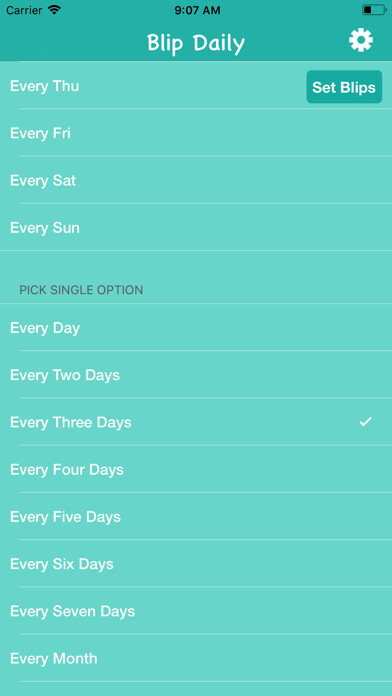 Emulate iPhone app Blip Daily using MyAndroid