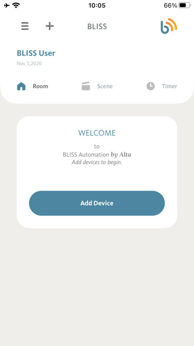 Emulate iPhone app BLISS™ Automation by Alta using MyAndroid