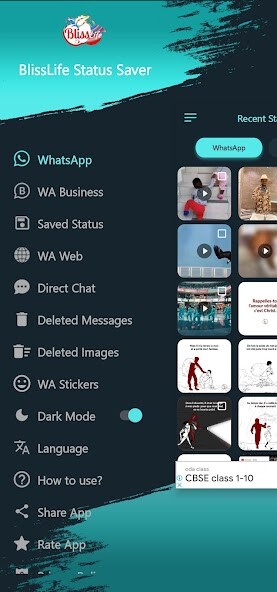 Run android online APK BlissLife Status Saver from MyAndroid or emulate BlissLife Status Saver using MyAndroid