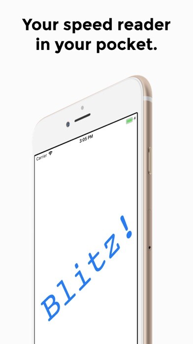 Emulate iPhone app Blitz! Pro Speed Reader using MyAndroid Emulate iPhone app Blitz! Pro Speed Reader using MyAndroid