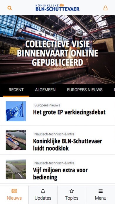 Emulate iPhone app BLN-Schuttevaer using MyAndroid Emulate iPhone app BLN-Schuttevaer using MyAndroid