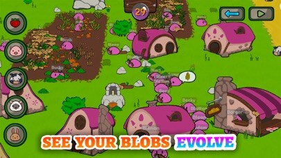 Emulate iPhone app Blobiverse - Virtual Life using MyAndroid