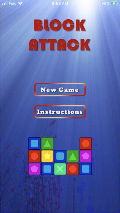 Emulate iPhone app Block Attack Rise of the block using MyAndroid