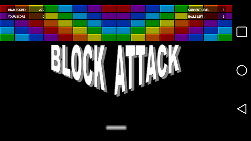 Run android online APK Block Attack from MyAndroid or emulate Block Attack using MyAndroid