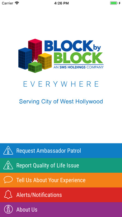 Emulate iPhone app Block by Block: West Hollywood using MyAndroid Emulate iPhone app Block by Block: West Hollywood using MyAndroid