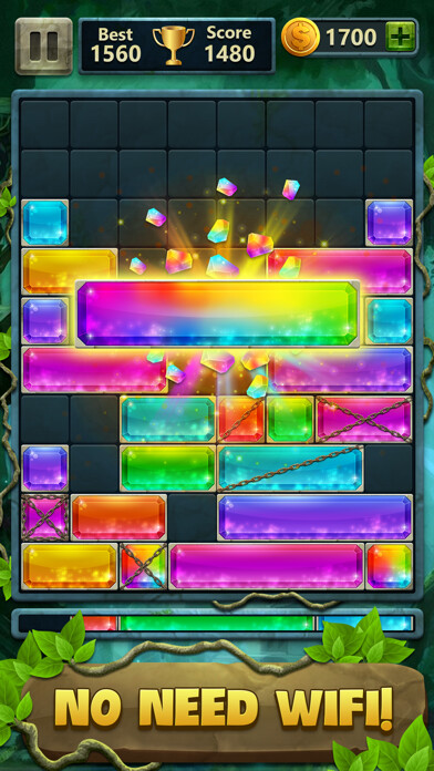 Emulate iPhone app Block Drop Puzzle Jewel using MyAndroid Emulate iPhone app Block Drop Puzzle Jewel using MyAndroid