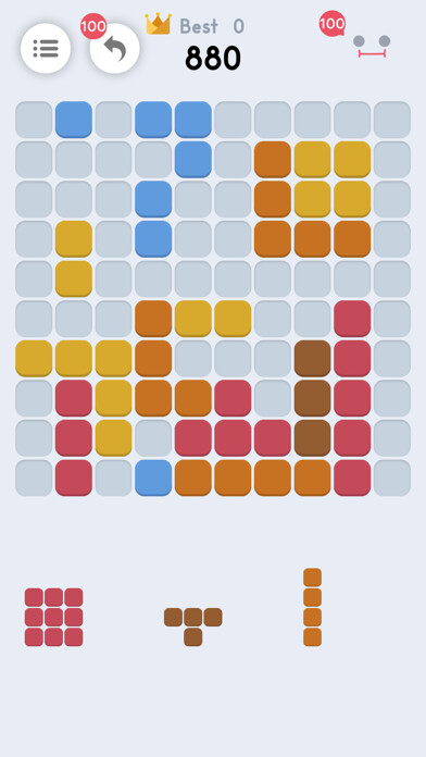 Emulate iPhone app Block - IQ Puzzle using MyAndroid