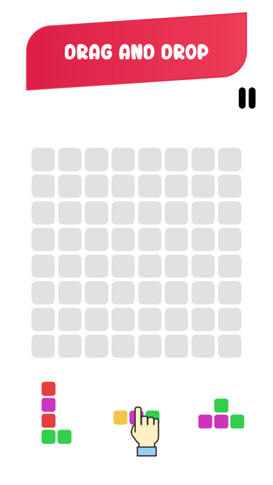 Emulate iPhone app Block Masters - Flip the Color using MyAndroid