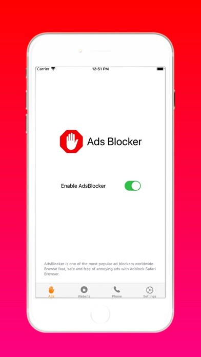 Emulate iPhone app BlockMe using MyAndroid