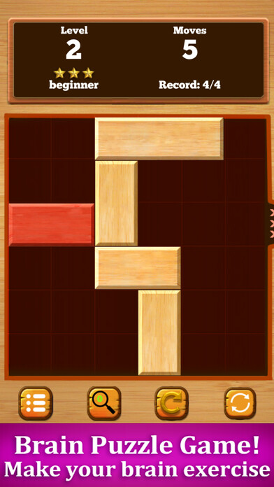 Emulate iPhone app Block Move: Puzzle Game using MyAndroid