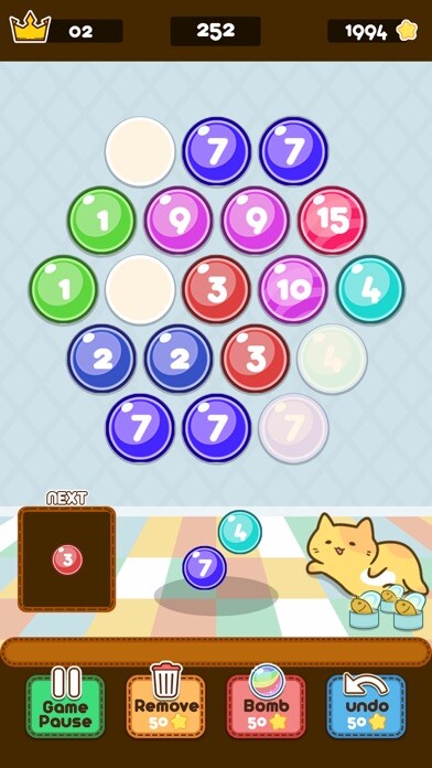 Emulate iPhone app Block Number - Hexa Puzzle 7 using MyAndroid