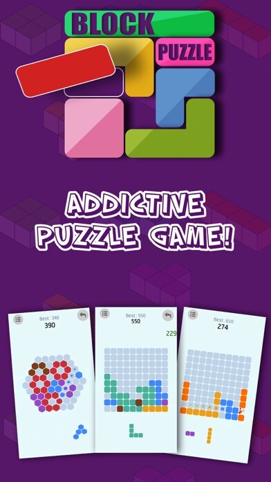 Emulate iPhone app Block Puzzle – Brain Game using MyAndroid