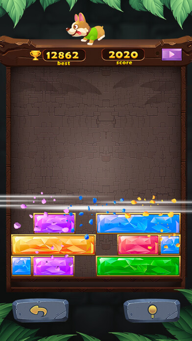 Emulate iPhone app Block Puzzle Falling using MyAndroid