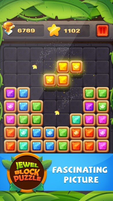 Emulate iPhone app Block Puzzle: Jewel Leaf using MyAndroid