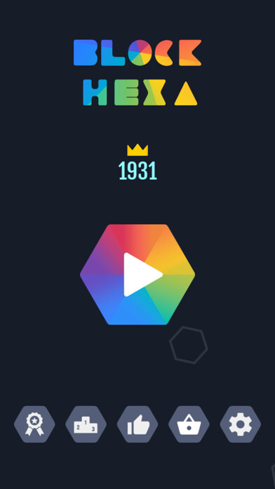 Emulate iPhone app Block Puzzle: Make Hexa using MyAndroid
