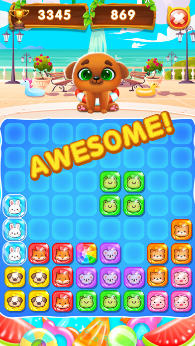 Emulate iPhone app Block Puzzle Rainbow Pets using MyAndroid Emulate iPhone app Block Puzzle Rainbow Pets using MyAndroid