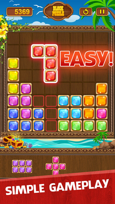 Emulate iPhone app Block Puzzle: Treasure Hunting using MyAndroid Emulate iPhone app Block Puzzle: Treasure Hunting using MyAndroid