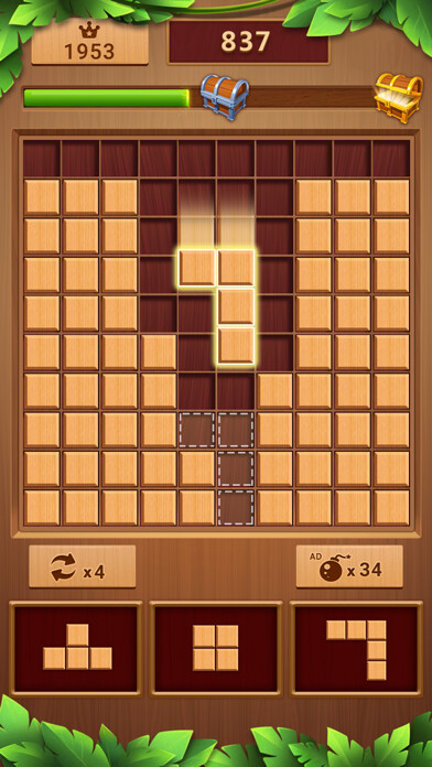 Emulate iPhone app Block Puzzle - Wood Games using MyAndroid Emulate iPhone app Block Puzzle - Wood Games using MyAndroid