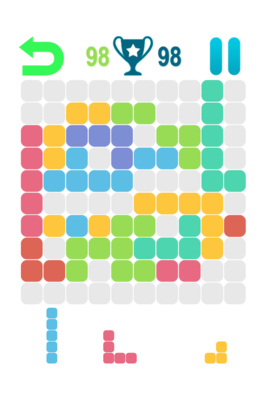 Emulate Android APK blocks 1010 with Undo Support