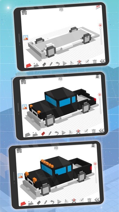 Emulate iPhone app Blocks Builder - 3D & AR App using MyAndroid Emulate iPhone app Blocks Builder - 3D & AR App using MyAndroid
