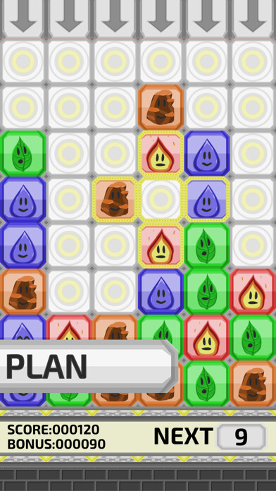 Emulate iPhone app Blocktactic HD using MyAndroid