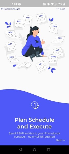 Run android online APK BlockTheDate from MyAndroid or emulate BlockTheDate using MyAndroid