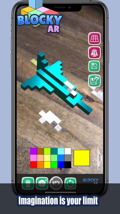 Emulate iPhone app Blocky AR - Limitless Creation using MyAndroid Emulate iPhone app Blocky AR - Limitless Creation using MyAndroid