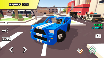 Emulate iPhone app Blocky Car Racer using MyAndroid