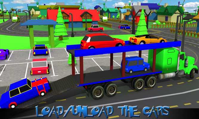 Emulate Android APK Blocky Car Transporter Truck