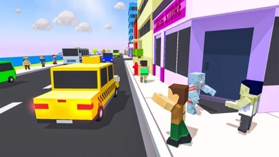 Emulate iPhone app Blocky City Taxi Simualtor using MyAndroid