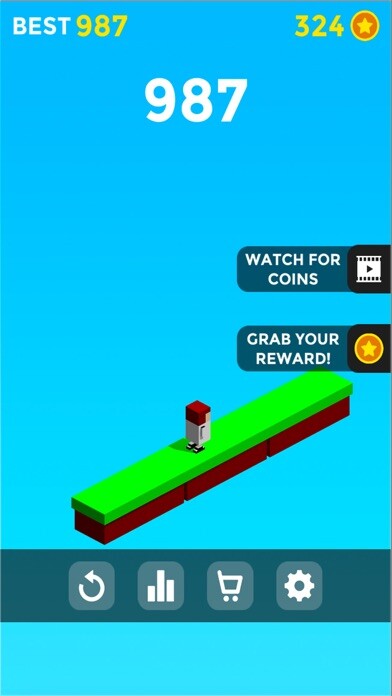Emulate iPhone app Blocky Cross Bridges 3d 2019 using MyAndroid Emulate iPhone app Blocky Cross Bridges 3d 2019 using MyAndroid