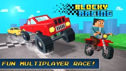 Emulate iPhone app Blocky Racing - Race Block Cars on City Roads using MyAndroid Emulate iPhone app Blocky Racing - Race Block Cars on City Roads using MyAndroid