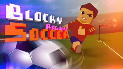 Emulate iPhone app Blocky Ragdoll Soccer - Multi Football Goal Striker & Supper Dream Team 2016 Edition using MyAndroid