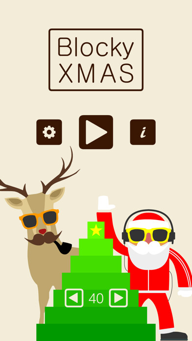 Emulate iPhone app Blocky XMAS using MyAndroid Emulate iPhone app Blocky XMAS using MyAndroid
