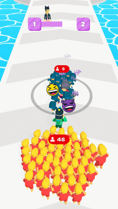 Emulate iPhone app Bloger Run: 3D Crowd Battle! using MyAndroid Emulate iPhone app Bloger Run: 3D Crowd Battle! using MyAndroid