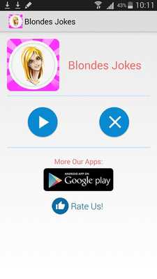 Emulate Android APK Blondes Jokes