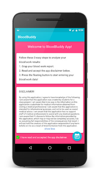 Run android online APK BloodBuddy from MyAndroid or emulate BloodBuddy using MyAndroid